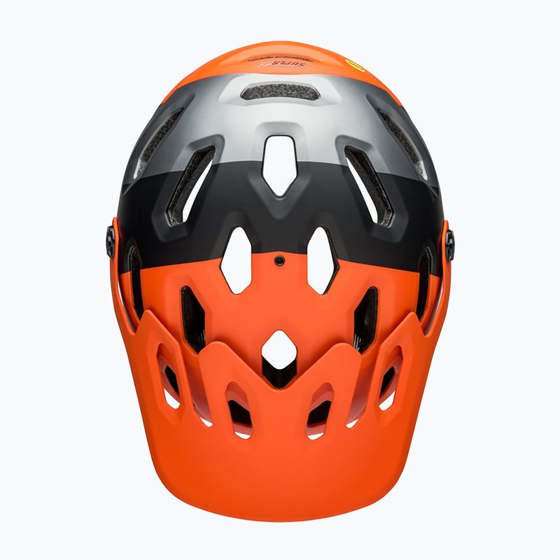 Dviračio šalmas Bell Full Face Super 3R MIPS matte orange/black 6