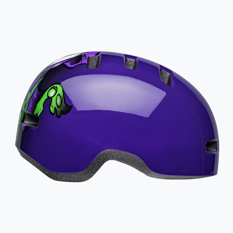 Vaikiškas dviračio šalmas Bell Lil Ripper purple tentacle 2
