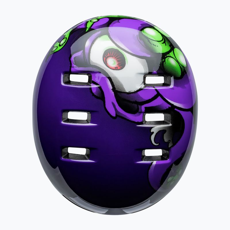 Vaikiškas dviračio šalmas Bell Lil Ripper purple tentacle 5