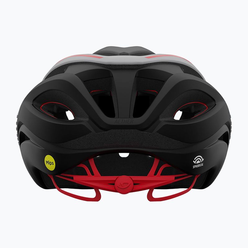 Dviračio šalmas Giro Aether Spherical MIPS matte black/white/red 3