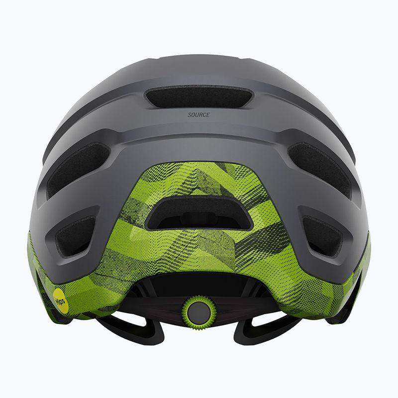 Dviračio šalmas Giro Source Integrated MIPS matte metallic black/ano lime 3