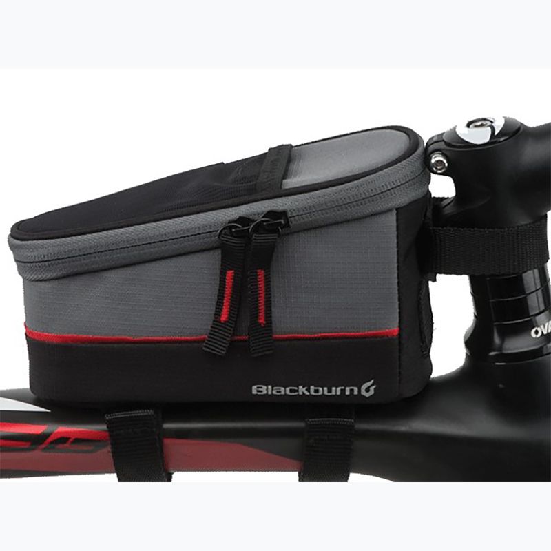 Dviračio rėmo krepšys Blackburn Local Top Tube 0,55 l black/dark grey 2