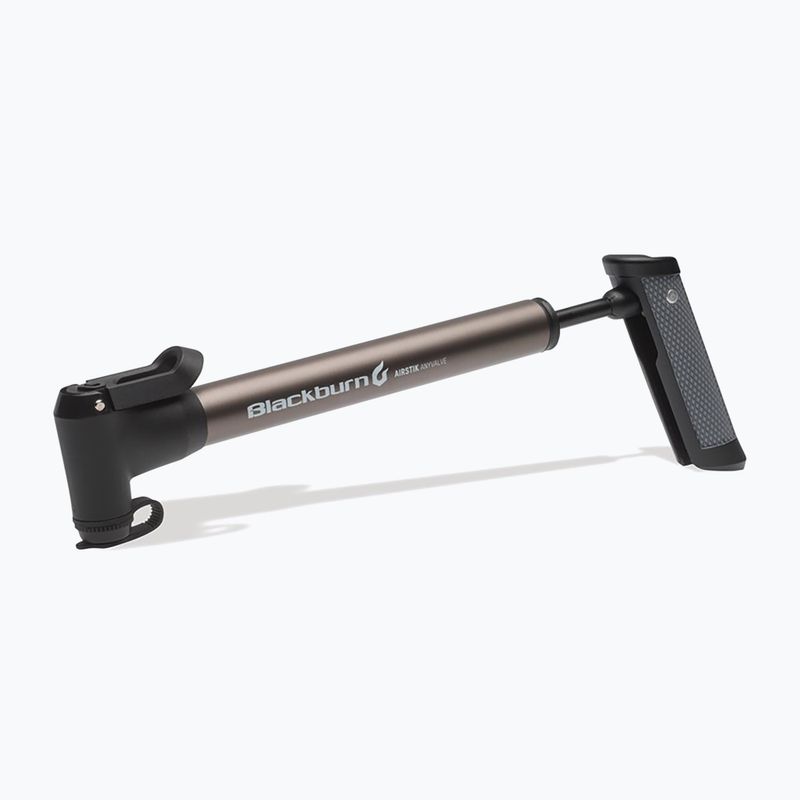 Dviračio pompa Blackburn Airstick Anyvalve HV 160psi dark grey