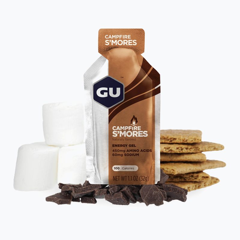 Energetinis gelis GU Energy Gel 32 g campfire s'mores 2