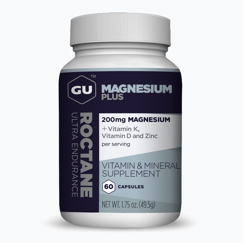 Magnezis GU Magnesium Plus Kapsulės 60 kapsulių