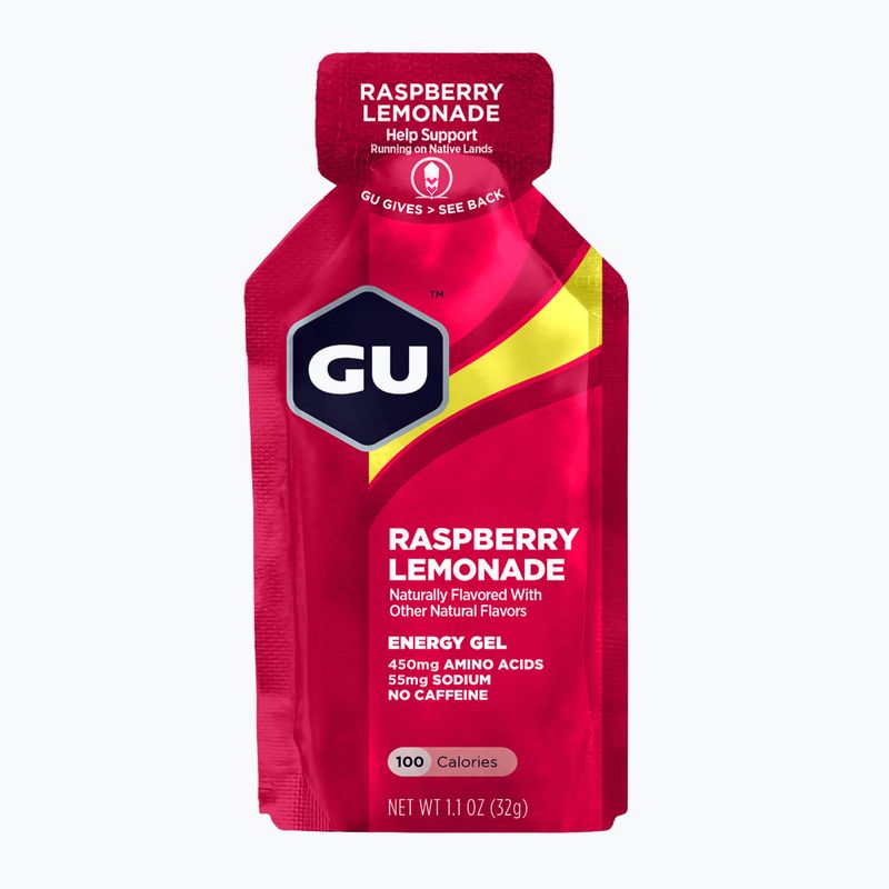 Energetinis gelis GU Energy Gel 32 g raspberry/lemonade
