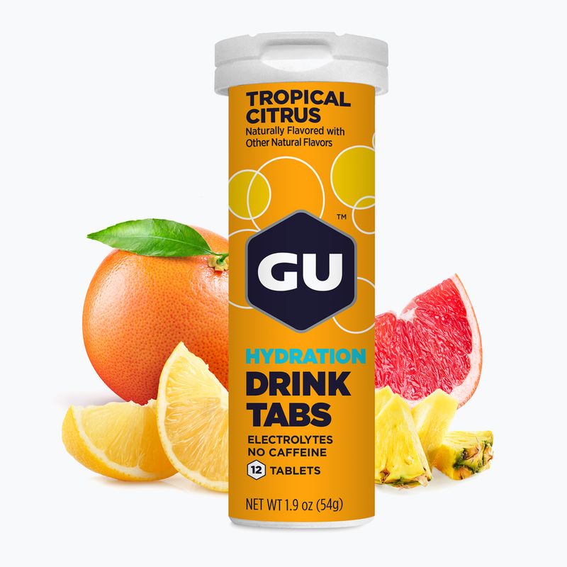 Izotoninis gėrimas GU Hydration Drink 12 tab. tropinis/citrusiniai 2