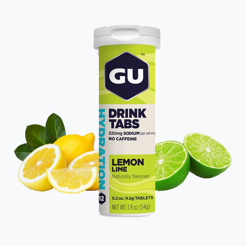 Izotoninis gėrimas GU Hydration Drink 12 tab. citrinos/laimo skonio 2