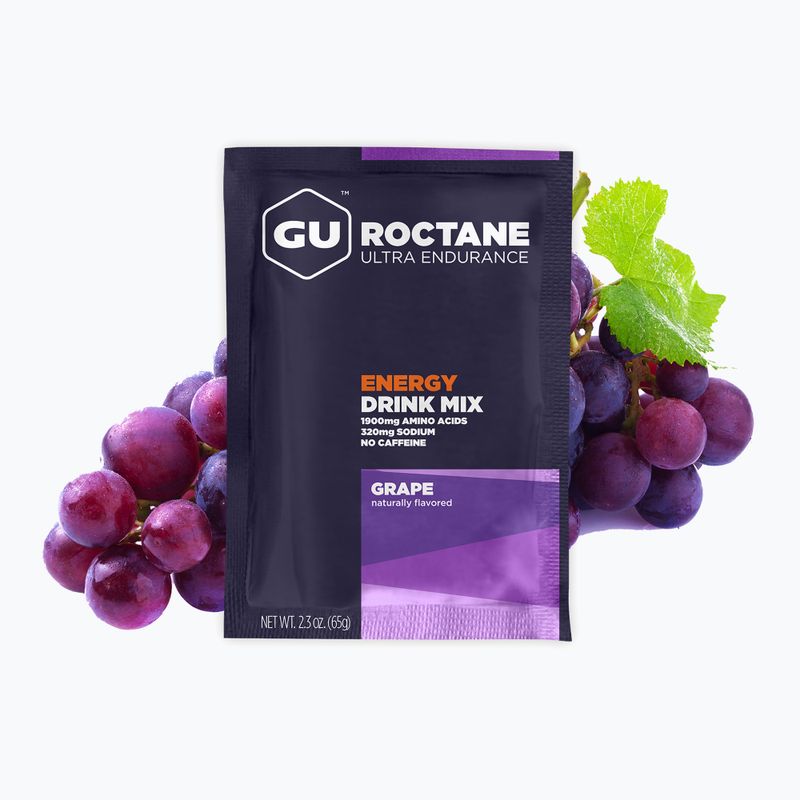 Energetinis gėrimas GU Roctane Energy Drink Mix 65 g grape 2