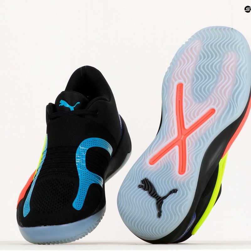 PUMA Rise Nitro vyriški krepšinio bateliai black 377012 03 11