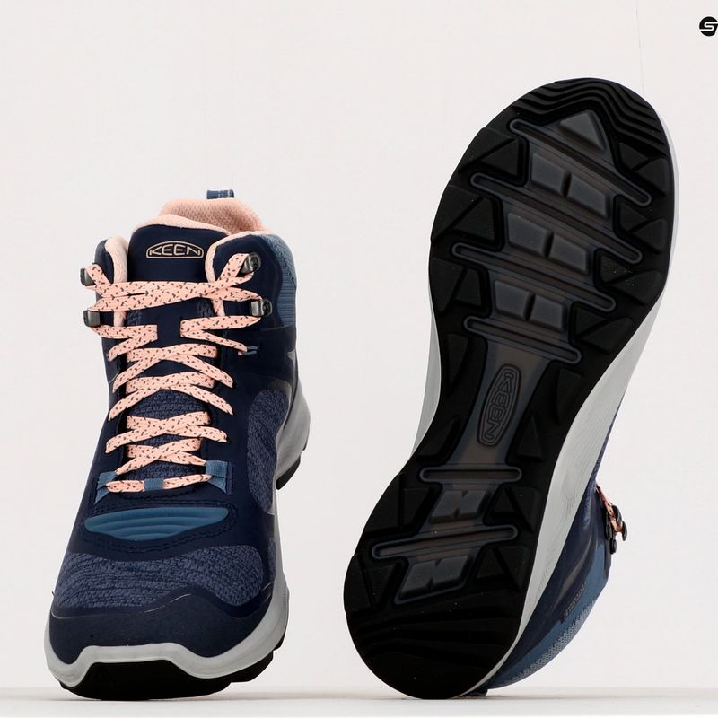 Moteriški sportiniai bateliai KEEN Terradora Flex Mid navy blue 1026877 12