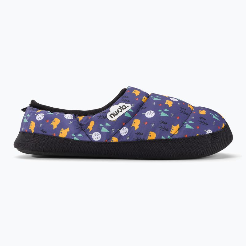 Vaikiškos žieminės šlepetės Nuvola Classic Printed teddy blue 2