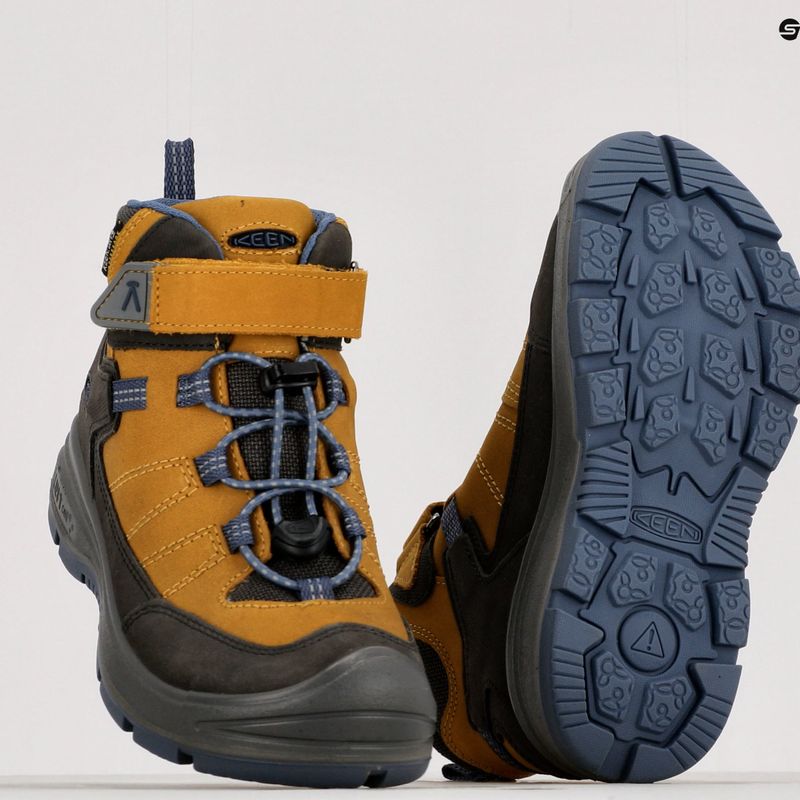 KEEN Redwood Mid jaunimo trekingo batai geltoni 1023886 15