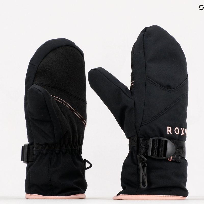 Vaikiškos snieglenčių pirštinės ROXY Jetty Solid true black 6