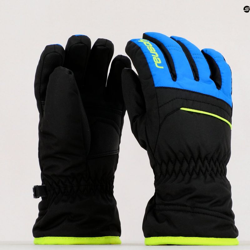 Reusch Alan vaikiškos slidinėjimo pirštinės juodos/mėlynos 60/61/115 6