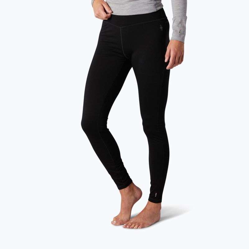 Moteriškos Smartwool Merino 150 Baselayer apatinės termo kelnės su dėžute, juodos SW000411001