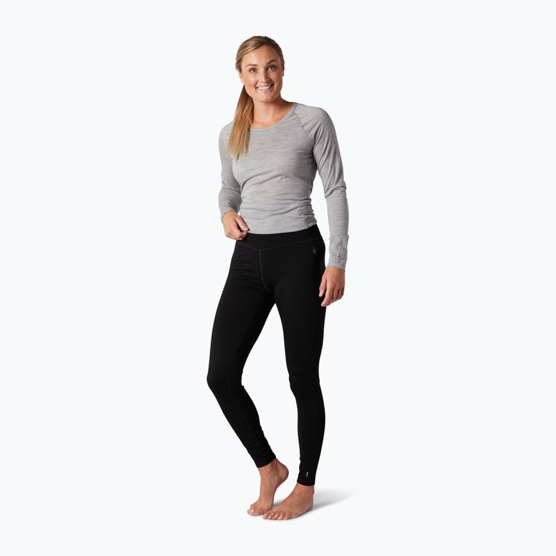 Moteriškos Smartwool Merino 150 Baselayer apatinės termo kelnės su dėžute, juodos SW000411001 2