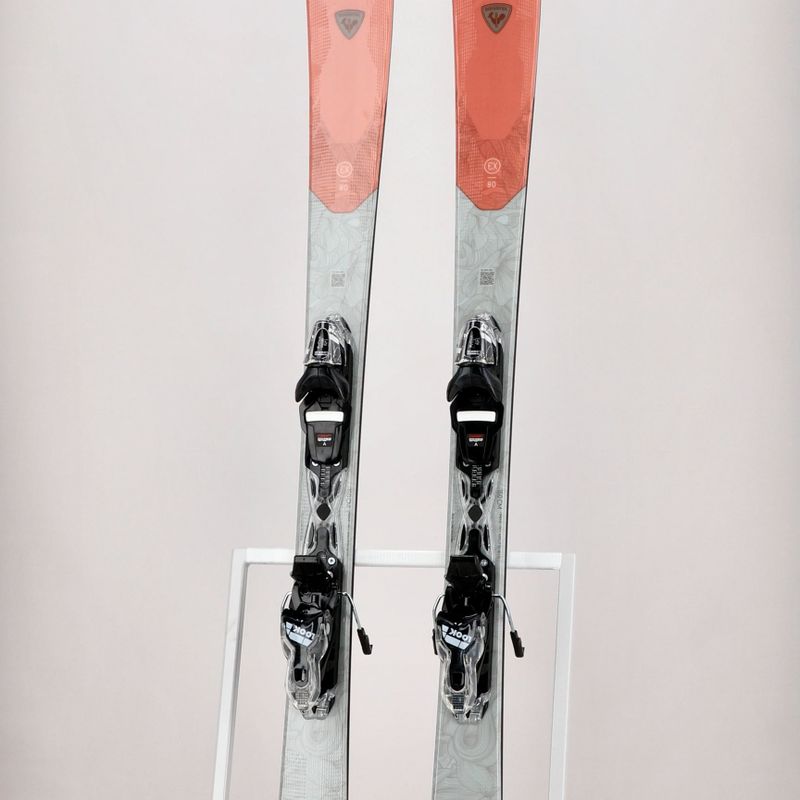 Moteriškos kalnų slidės Rossignol Experience 80 CA + apkaustai XP11 pink/white 11