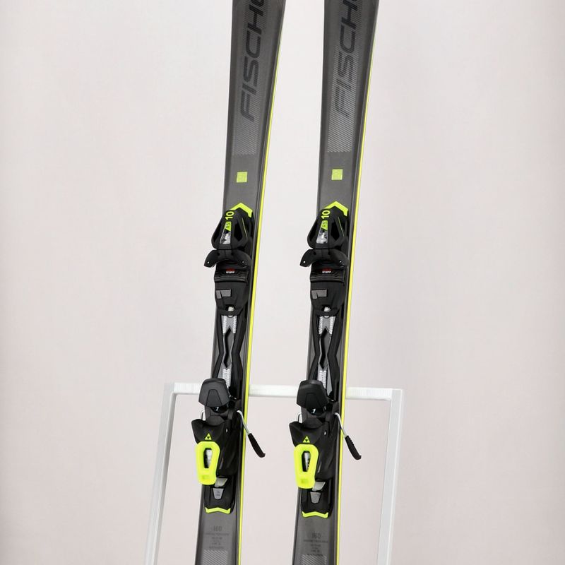Kalnų slidės Fischer RC ONE 74 AR + RS 10 PR pilka/geltona 11