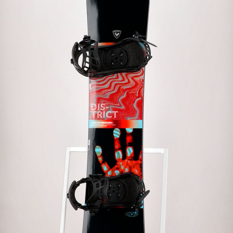 Rossignol District Infrablack + Battle M/L black/red snieglentė 8