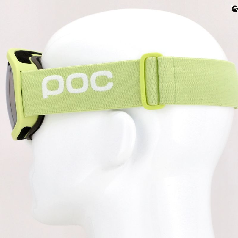 POC Fovea Mid Clarity lemon calcite/clarity define/spektris silver slidinėjimo akiniai 11