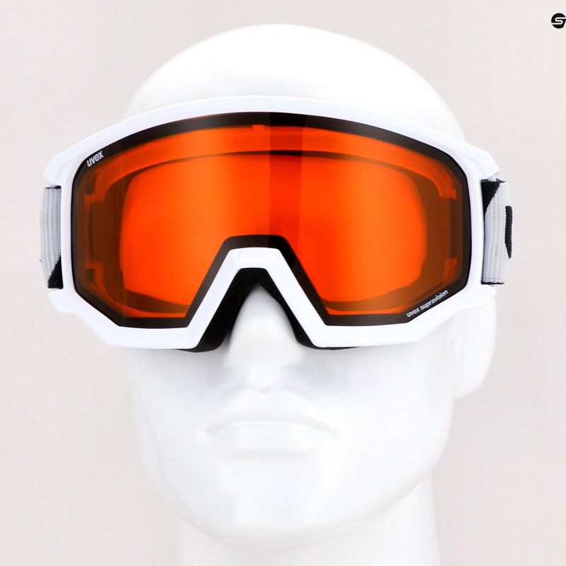 Slidinėjimo akiniai UVEX Athletic LGL white/lasergold lite rose 55/0/522/2130 11