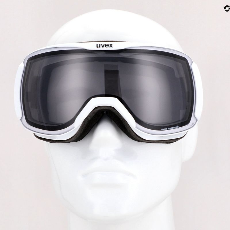 Slidinėjimo akiniai UVEX Downhill 2100 VPX white/variomatic polavision 55/0/390/1030 11
