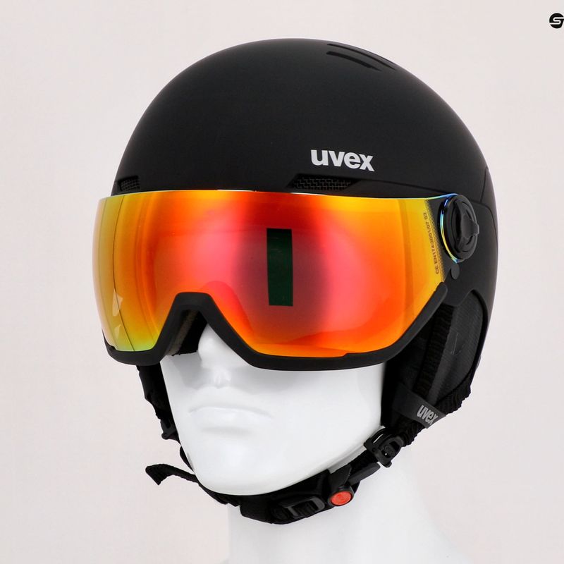Slidinėjimo šalmas UVEX Wanted Visor black 56/6/262/1005 9