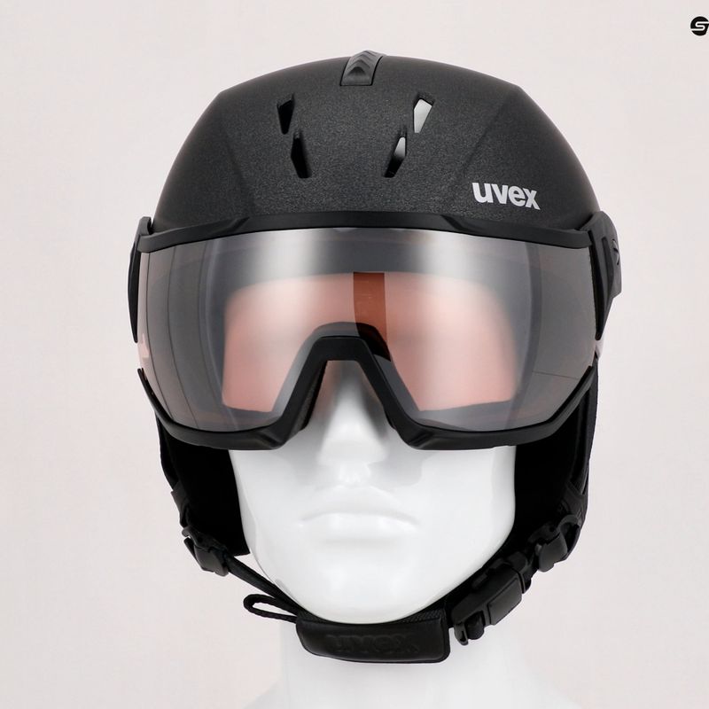 Slidinėjimo šalmas UVEX Instinct Visor black 56/6/261/2003 17