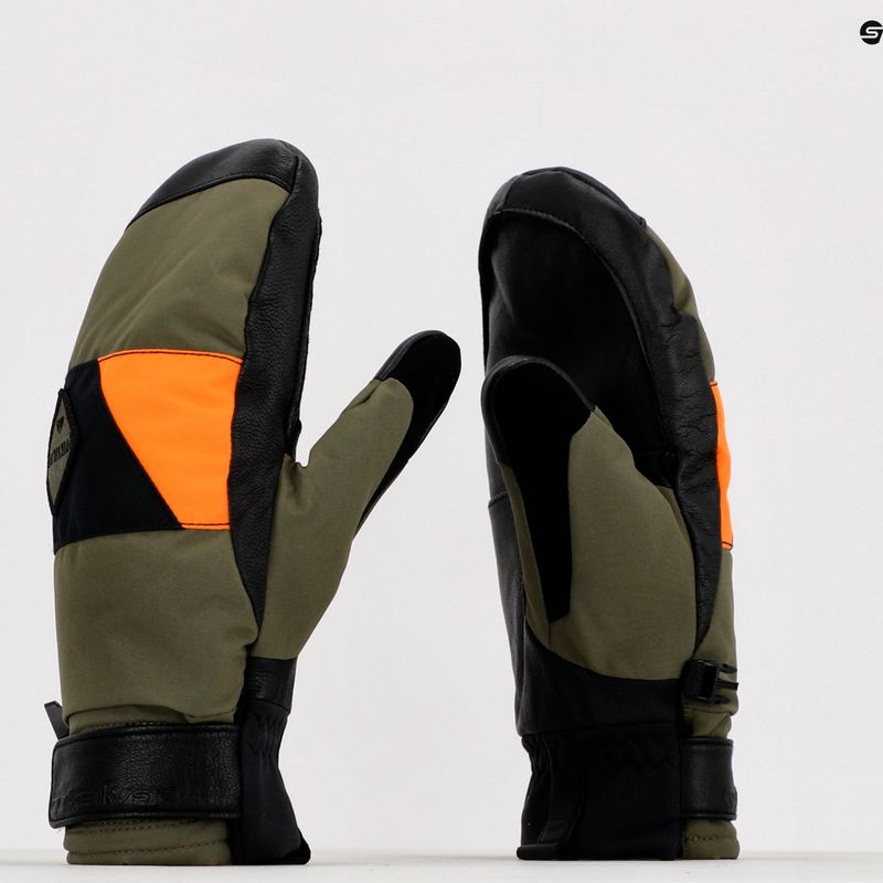 Quiksilver Squad Mitt Green EQYHN03161 Snieglenčių pirštinės 7