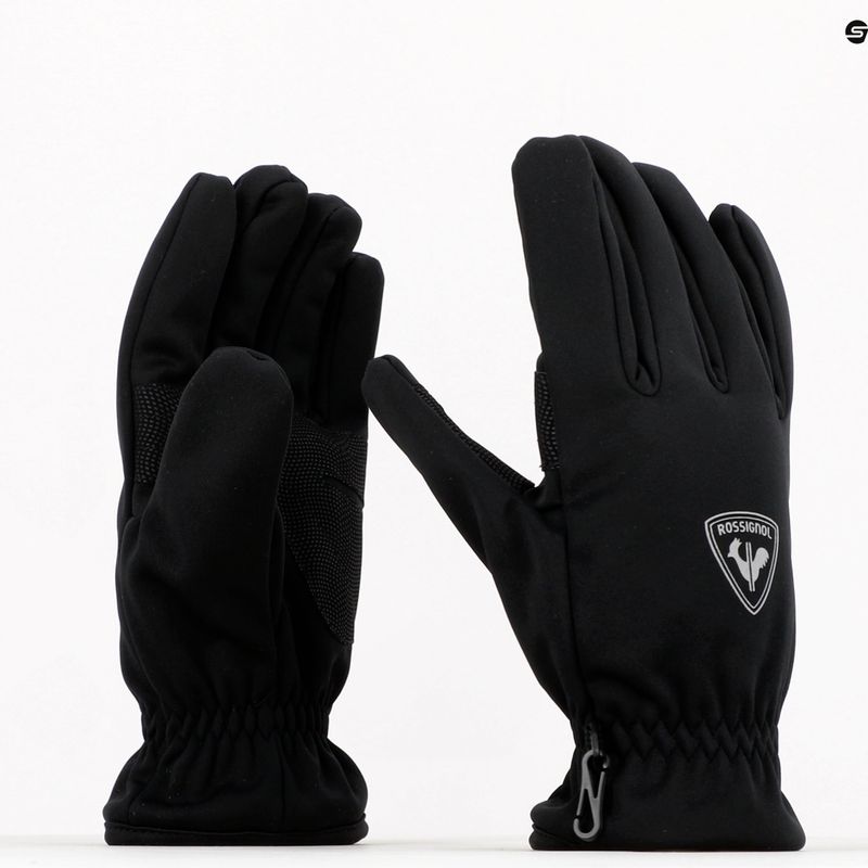 Vyriškos slidinėjimo pirštinės Rossignol Xc Softshell juodos spalvos 7