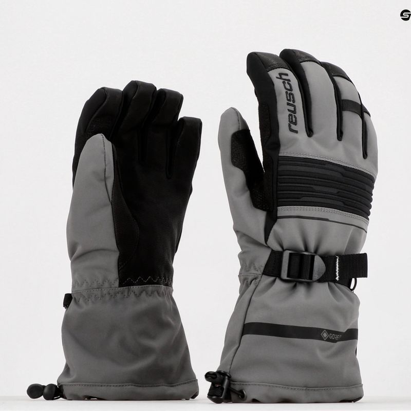 Reusch Isidro GTX pilkos slidinėjimo pirštinės 49/01/319 7