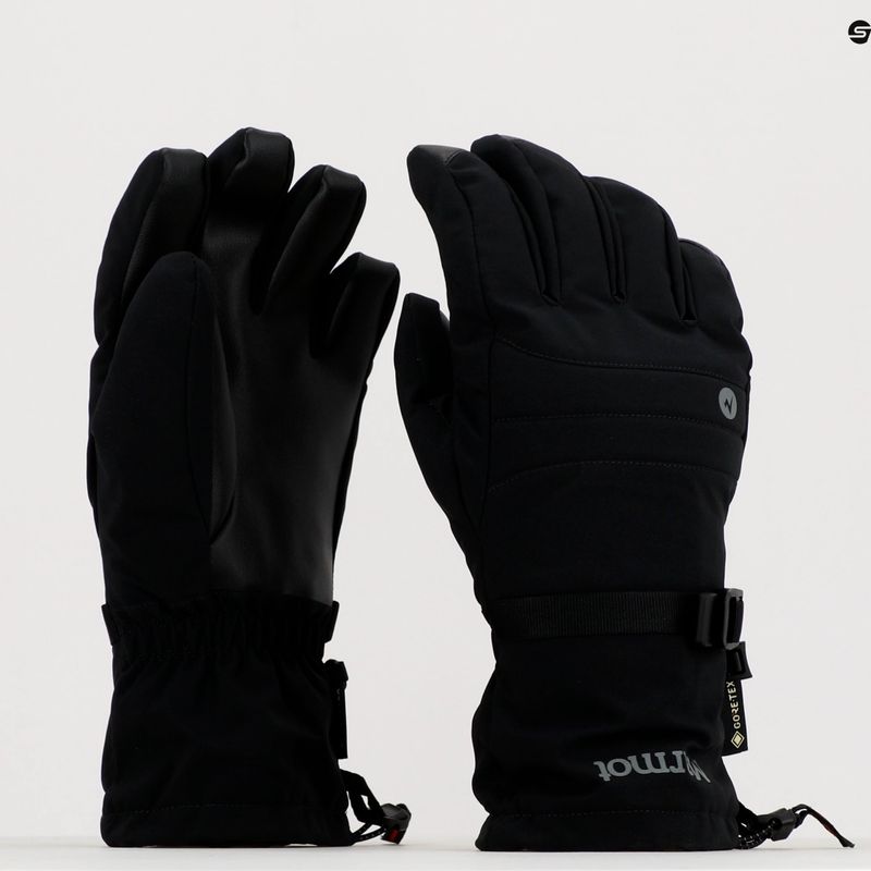 Marmot moteriškos slidinėjimo pirštinės Snoasis Gore Tex black 82930 7