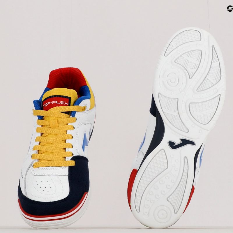Vyriški futbolo bateliai Joma Top Flex IN white/red 18