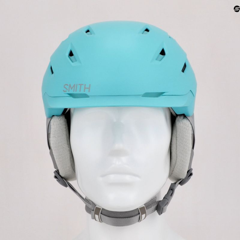 Žalias slidinėjimo šalmas Smith Liberty E00631 13