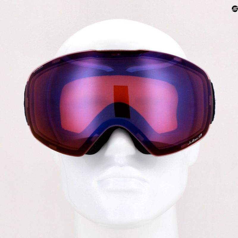 Julbo Spacelab juodi/žali atspindžio kontrolės/blyksnio mėlyni slidinėjimo akiniai J76091140 7