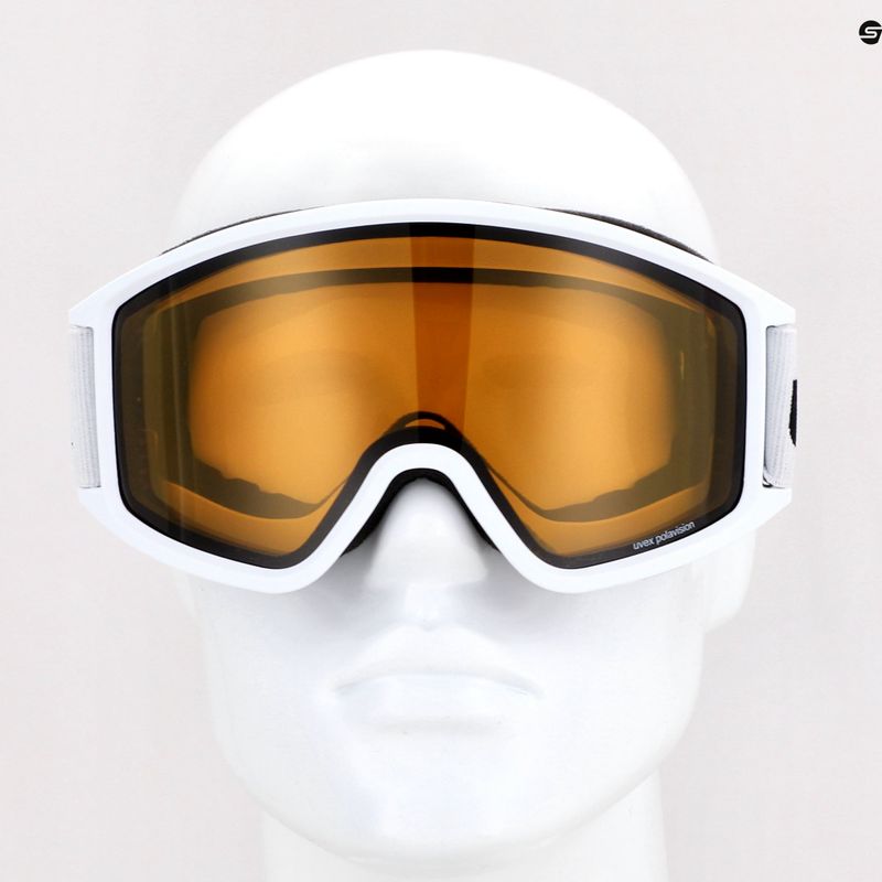 UVEX slidinėjimo akiniai G.gl 3000 P white mat/polavision brown clear 55/1/334/10 10