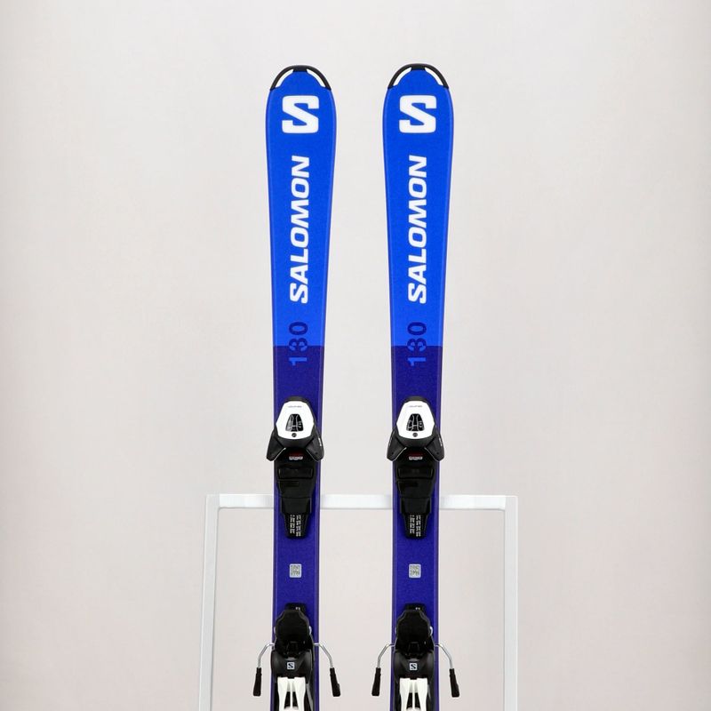 Vaikiškos kalnų slidės Salomon S Race MT Jr. + L6 blue L47041900 15