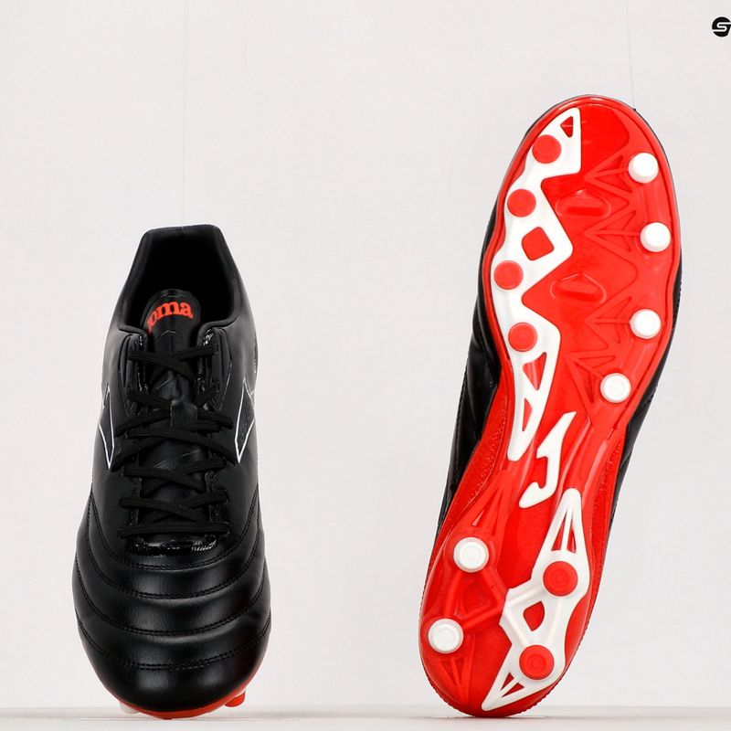 Vyriški futbolo bateliai Joma Numero-10 FG black/red 18