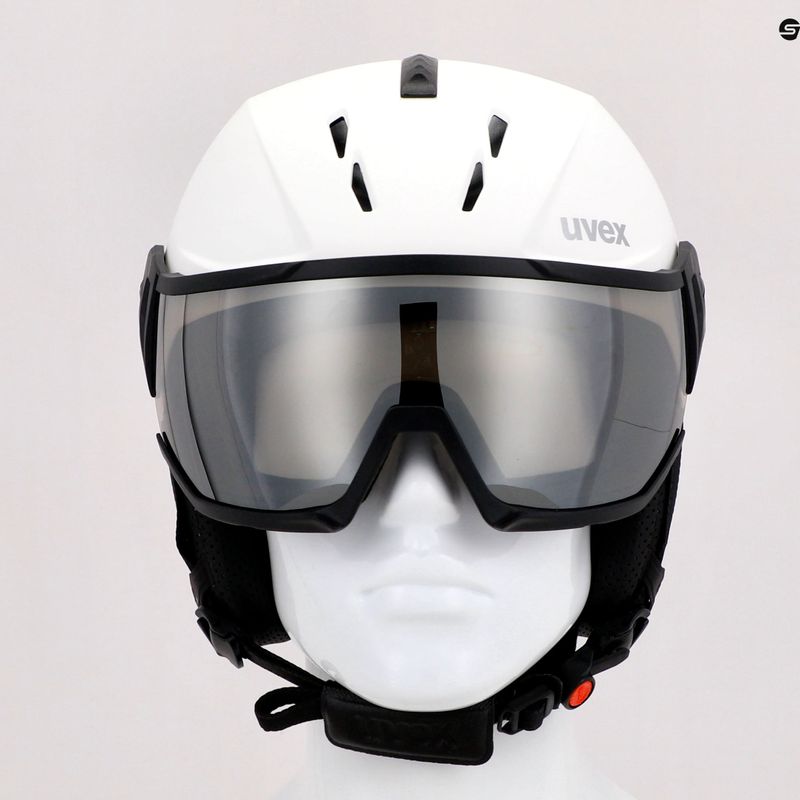 Slidinėjimo šalmas UVEX Instinct visor white 56/6/260/50 9