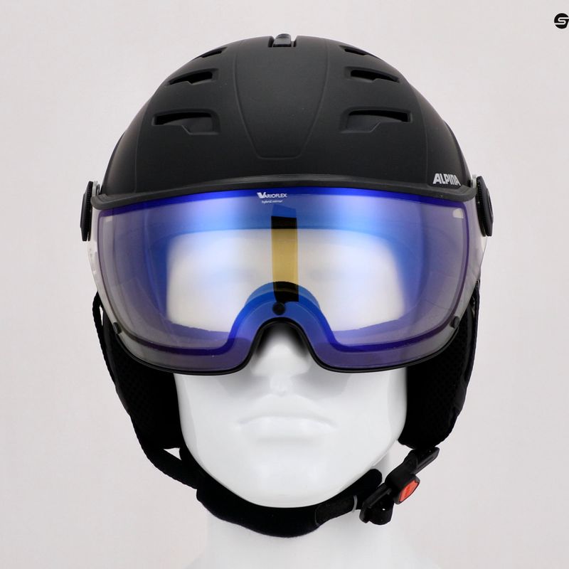 Alpina Jump 2.0 VM slidinėjimo šalmas juodas matinis 5