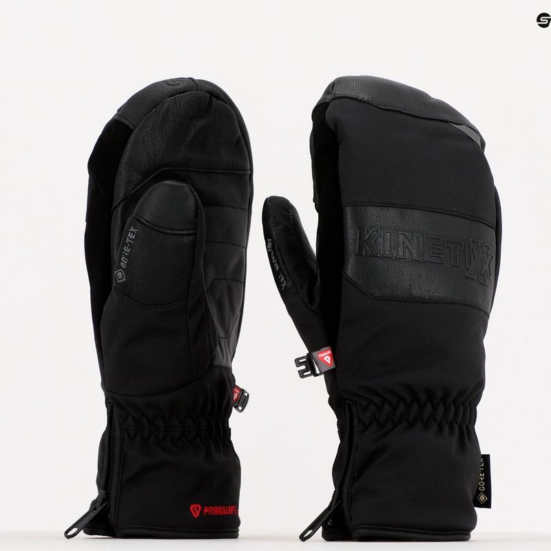 KinetiXxx Blake Ski Alpin Mitten GTX vyriškos slidinėjimo pirštinės juodos spalvos 7019-270-01 7