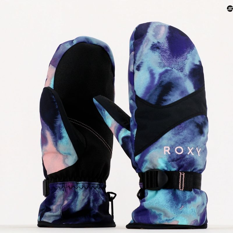 Moteriškos snieglenčių pirštinės ROXY Jetty blue/purple/pink/black 8
