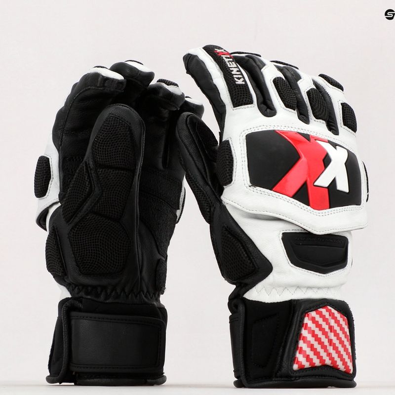 KinetiXxx Torian slidinėjimo pirštinės baltos spalvos 7018 510 02 6