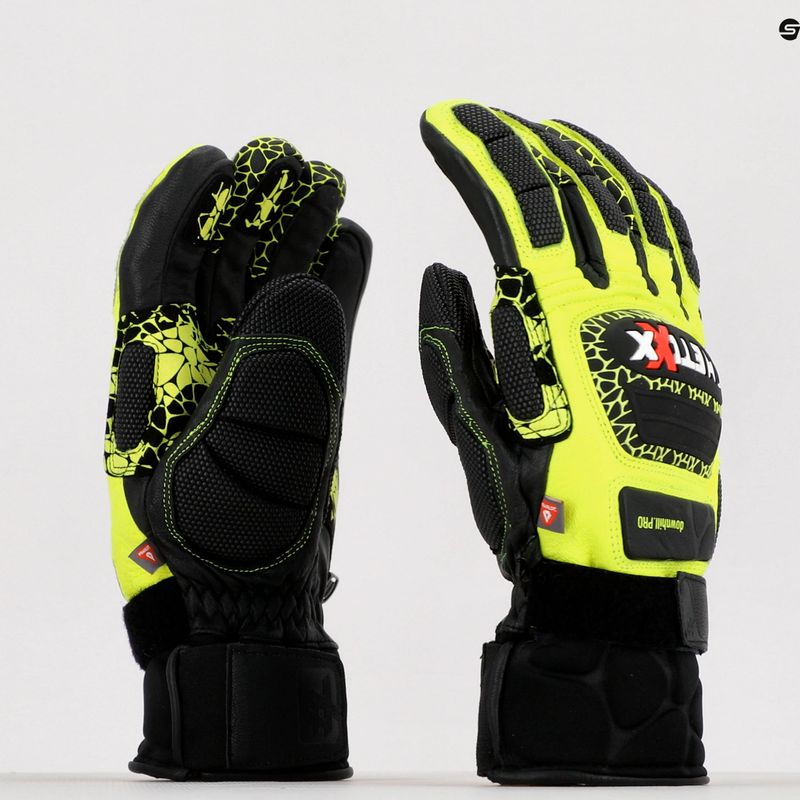 KinetiXxx Tarik Race WC slidinėjimo pirštinės juoda/geltona 7021-260-01 6