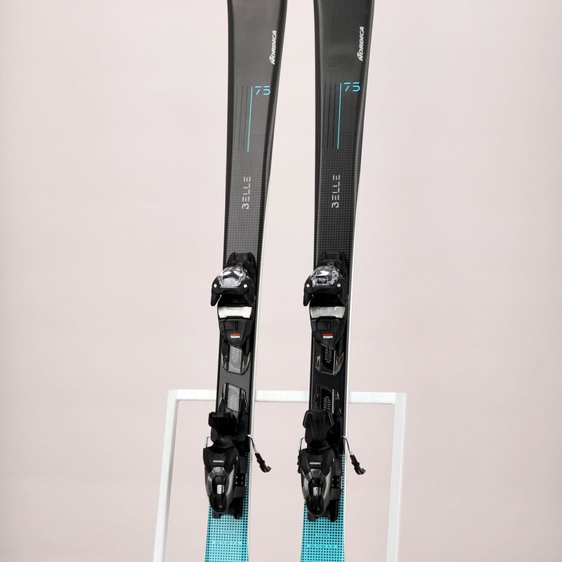 Nordica BELLE 75 + TP2 10 pilkos spalvos kalnų slidės 0A2271SA001 13