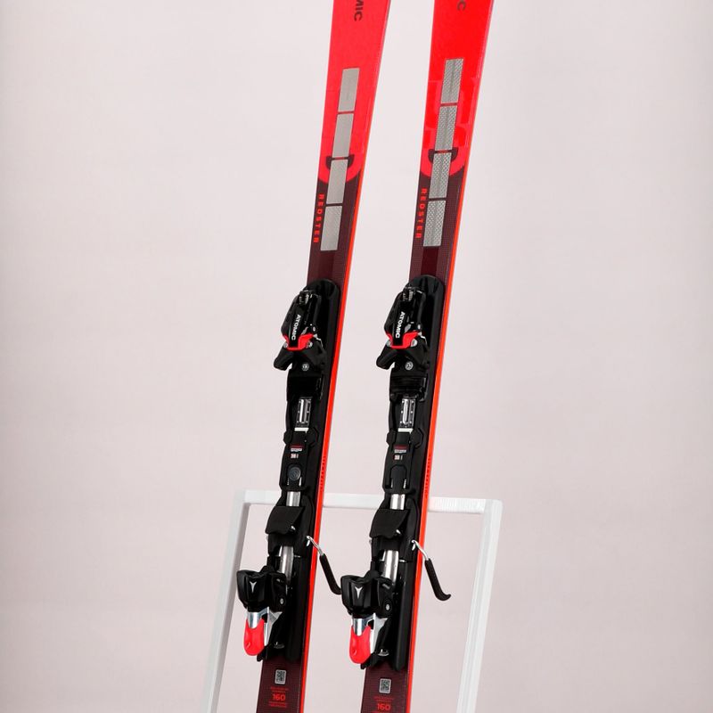 Vyriškos Atomic Redster S9 Revo S + X 12 GW raudonos/sidabrinės kalnų slidės 14