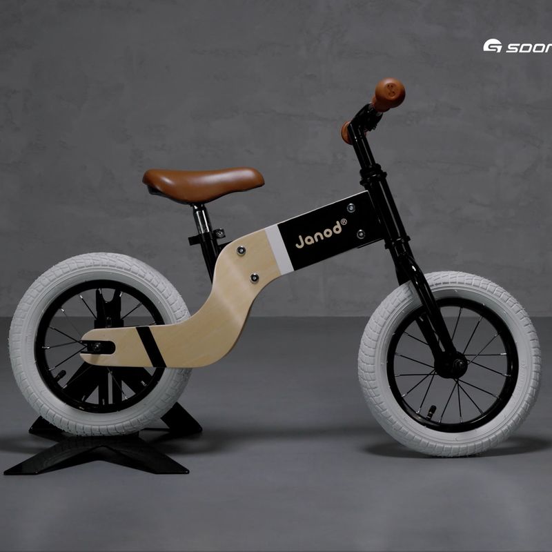 Janod Bikloon Deluxe krosinis dviratis rudos ir juodos spalvos J03281 5
