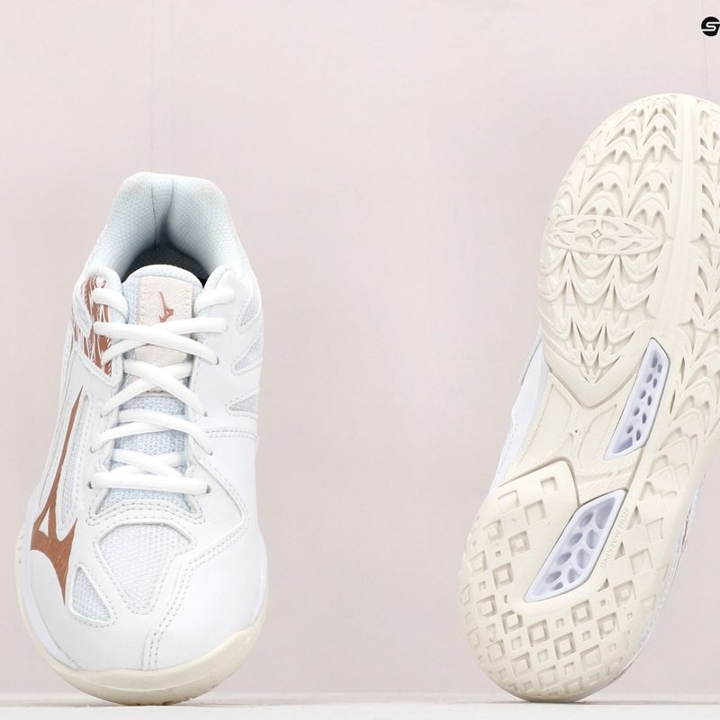 Mizuno Lightning Star Z6 vaikų tinklinio bateliai balti V1GD210336 13