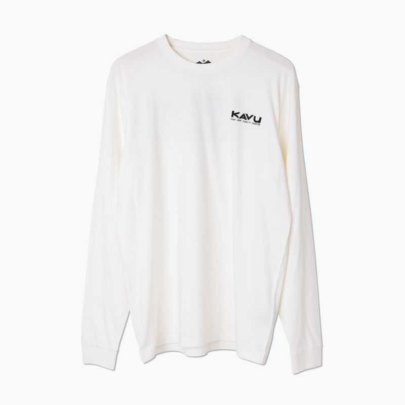 Vyriški marškinėliai ilgomis rankovėmis KAVU Etch Art. off white